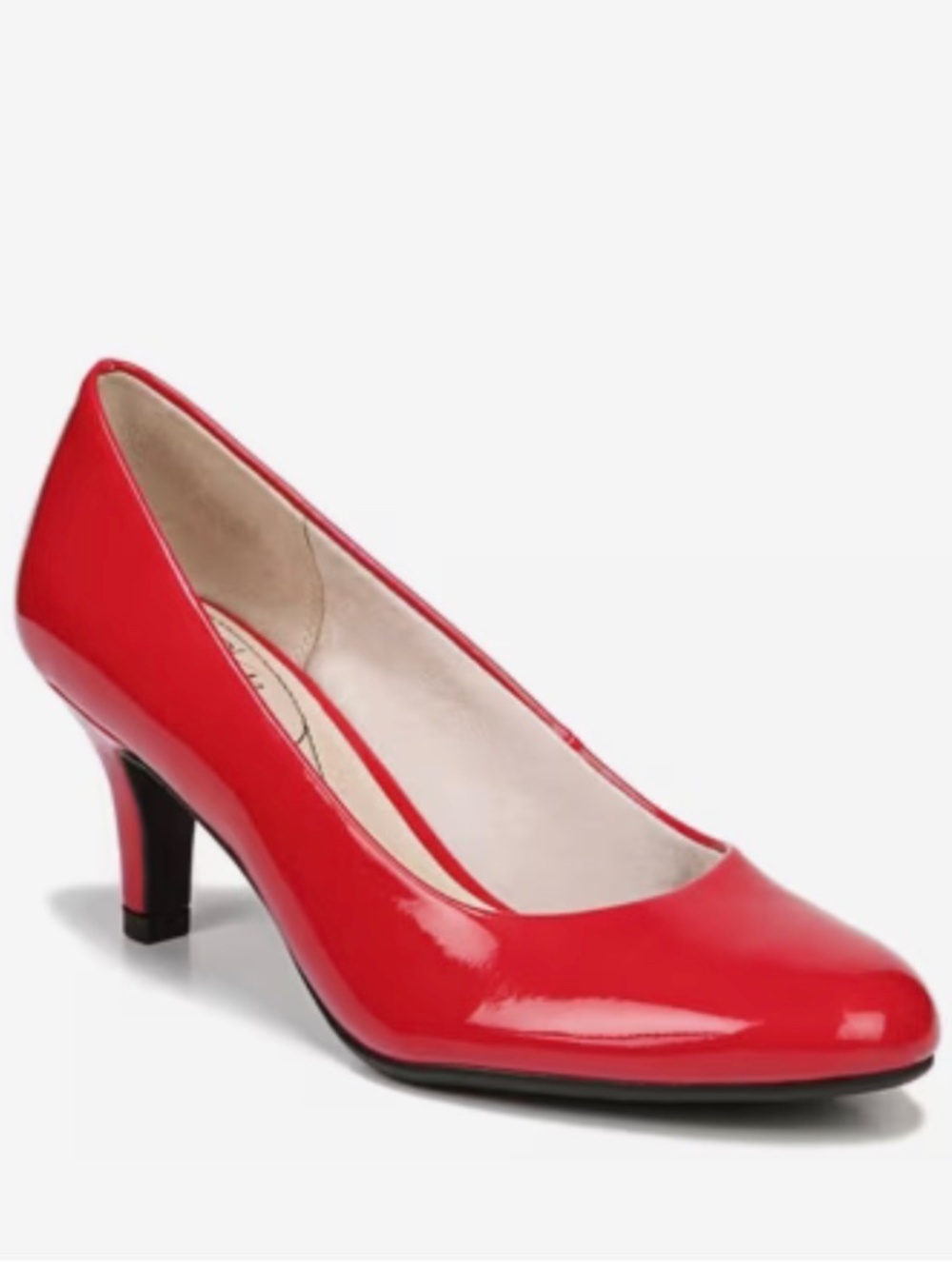 LifeStride Size 8 Parigi Pump in Red Patent